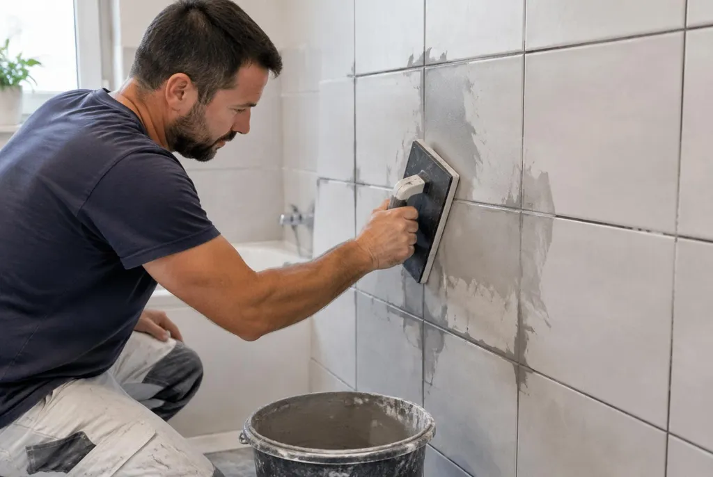 Kitbedrijf Boskoop – replacing bathroom grout